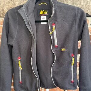 REI Charcoal Fleece Jacket with matching pants
